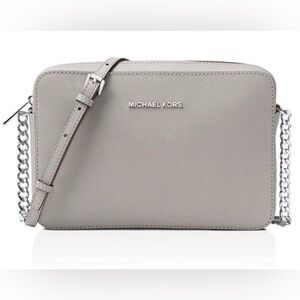 Michael Kors Jet Set Saffiano Leather Crossbody Bag | NWT